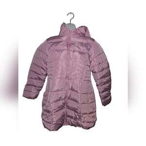 Pink Puffer Jacket with Hood